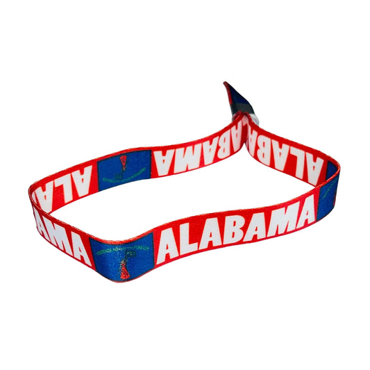 Pulsera Alabama Confederate Flag Usa P2495