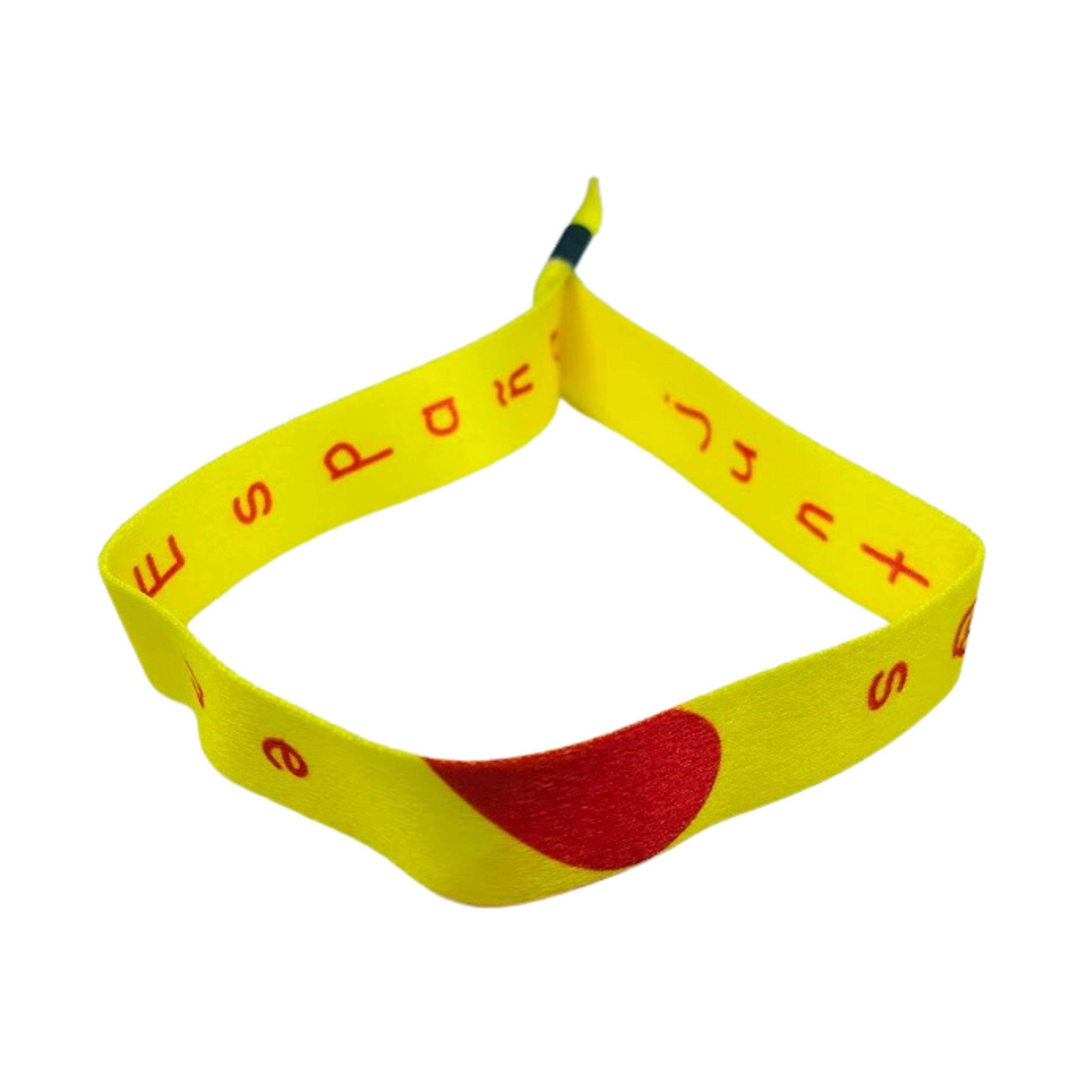 Pulsera Amarillo Junt@s En Espana P387