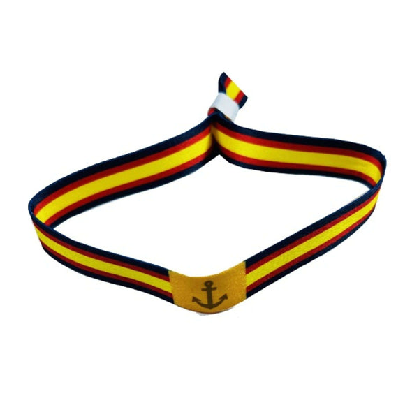 Bracelet - Ancre - Drapeau Espagne Bleu - P208