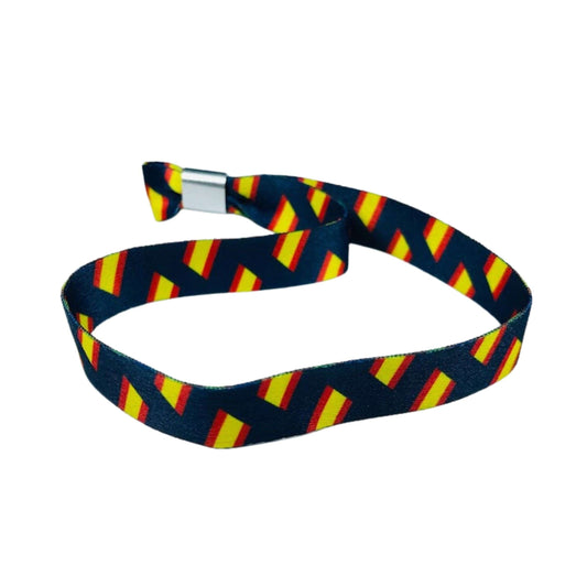 Pulsera Azul Marino Bandera De Espana P344