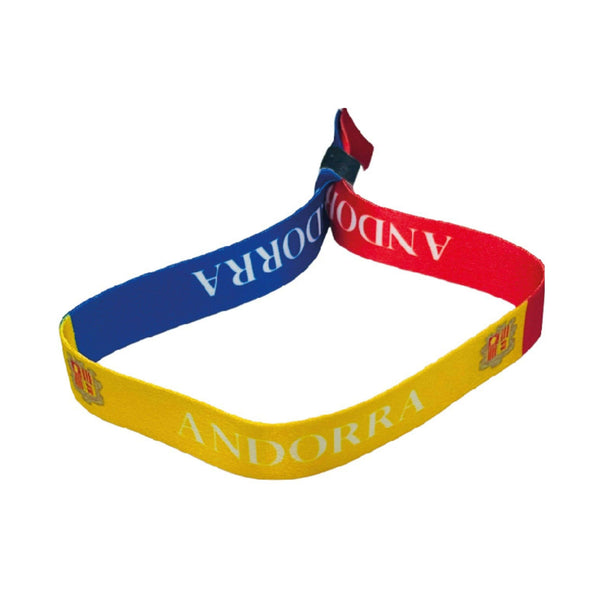 Bracelet - Drapeau d'Andorre - P1010