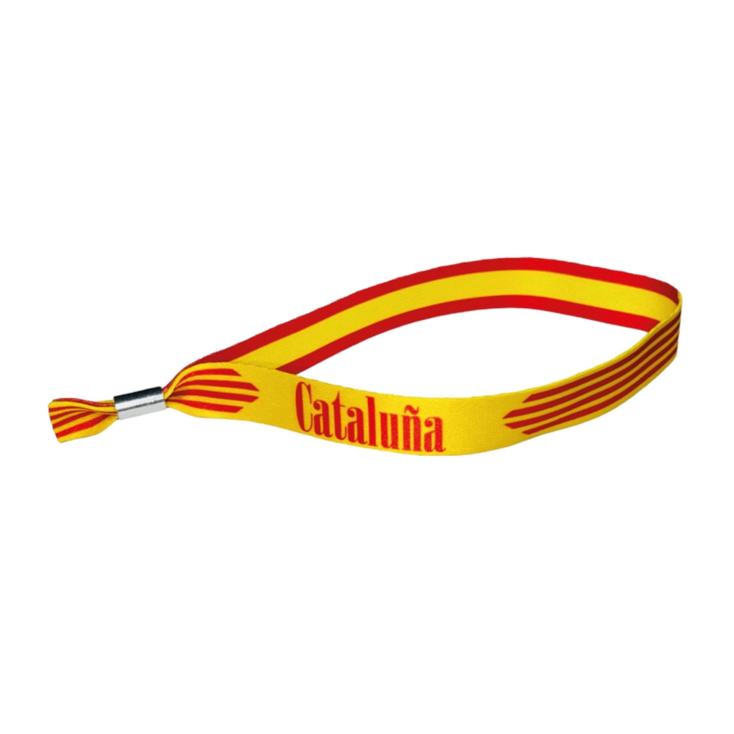 Pulsera Bandera De Cataluna Y Espana P2671