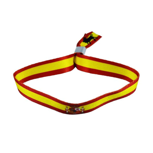 Pulsera Bandera De Espana Con Escudo P236