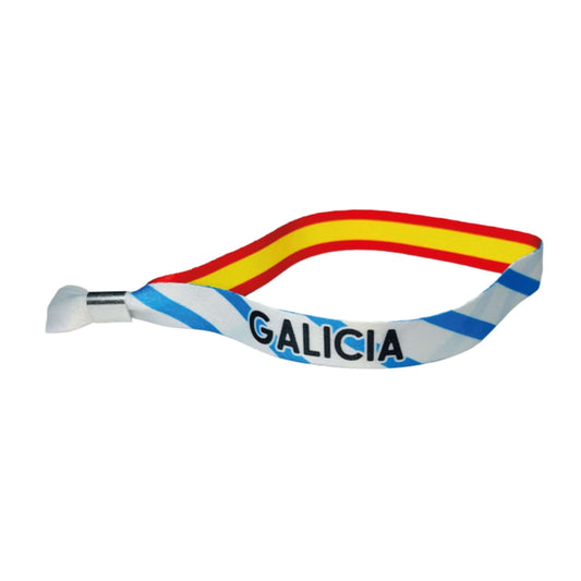 Pulsera Bandera De Galicia Y Espana P2691