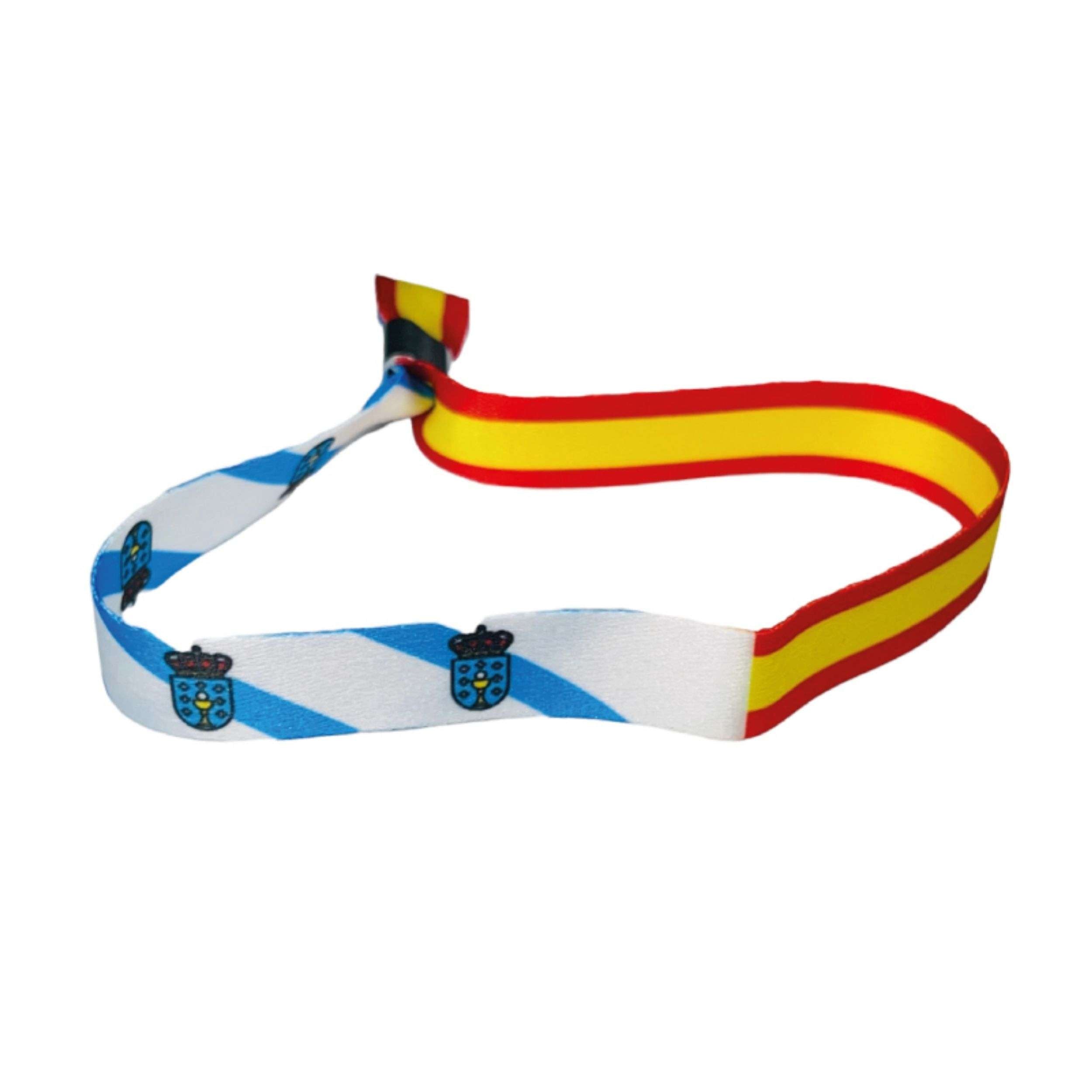 Pulsera Bandera De Galicia Y Espana P2692