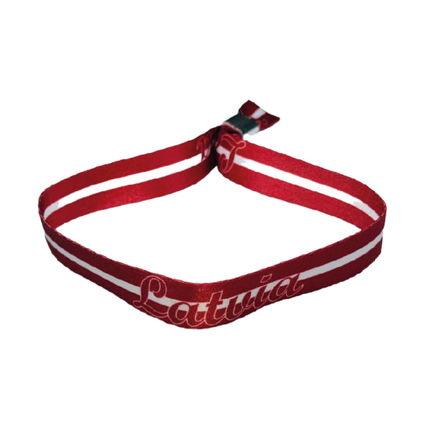 Bracelet - Flag of Latvia – P944