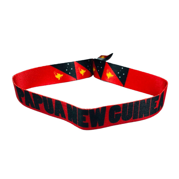 Pulseira - Bandeira da Papua Nova Guiné - P1147