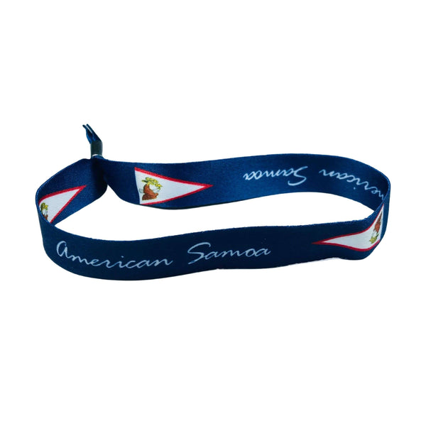 Pulseira - Bandeira de Samoa Americana - P1157