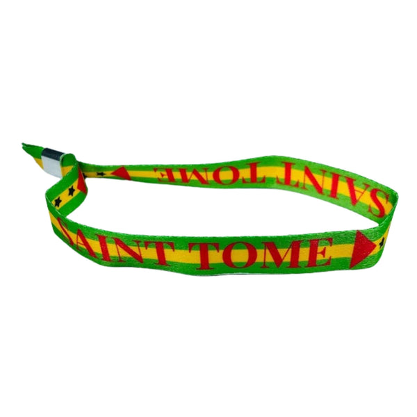 Pulseira - Bandeira de São Tomé e Príncipe - P745