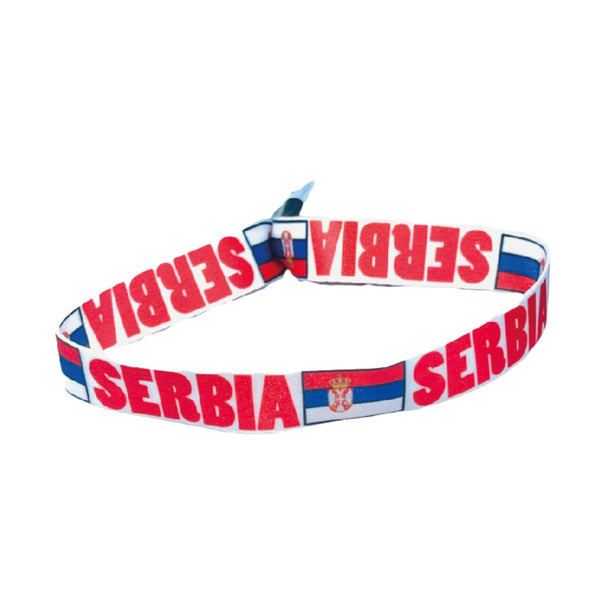 Браслет - Флаг Сербии - P1051
