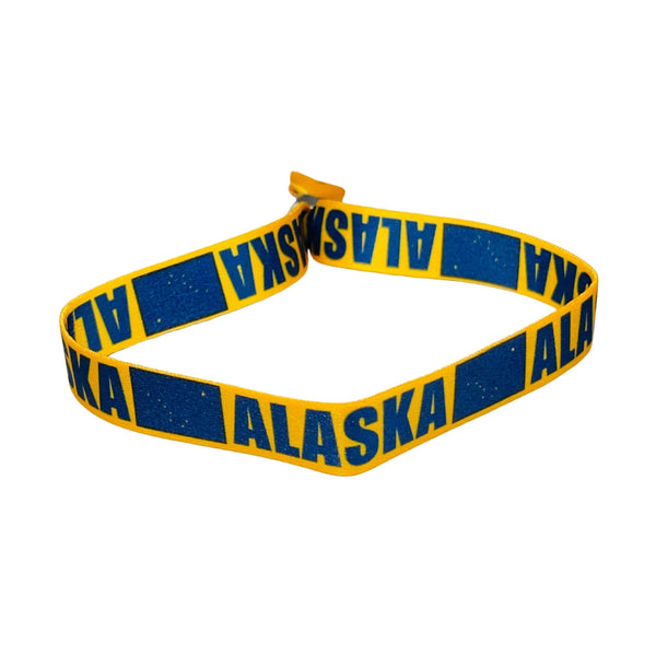 Bracelet - Drapeau de l'État de l'Alaska - Etats-Unis - P1896