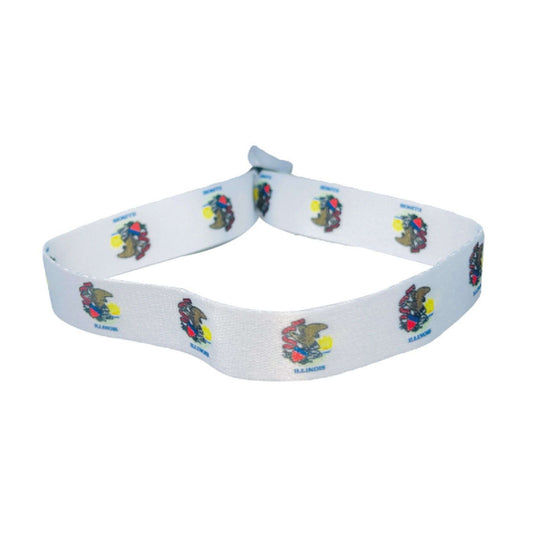 Pulsera Bandera Estado Illinois Usa P1892