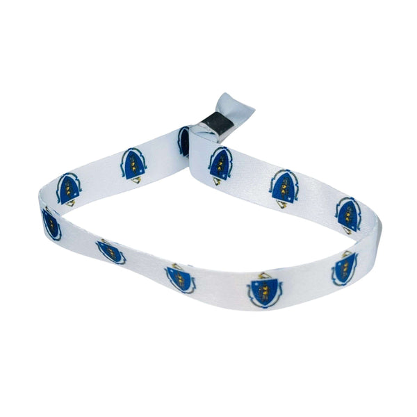 Pulseira - Bandeira do Estado do Massachusetts – EUA – P1917