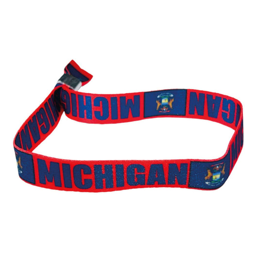 Pulsera Bandera Estado Michigan Usa P1887
