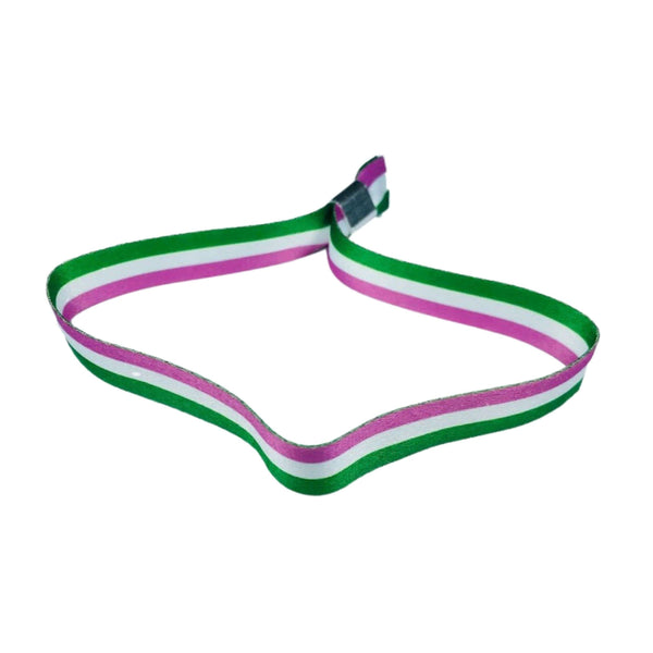 Bracelet - Genderqueer Flag (non-binary gender) - P245