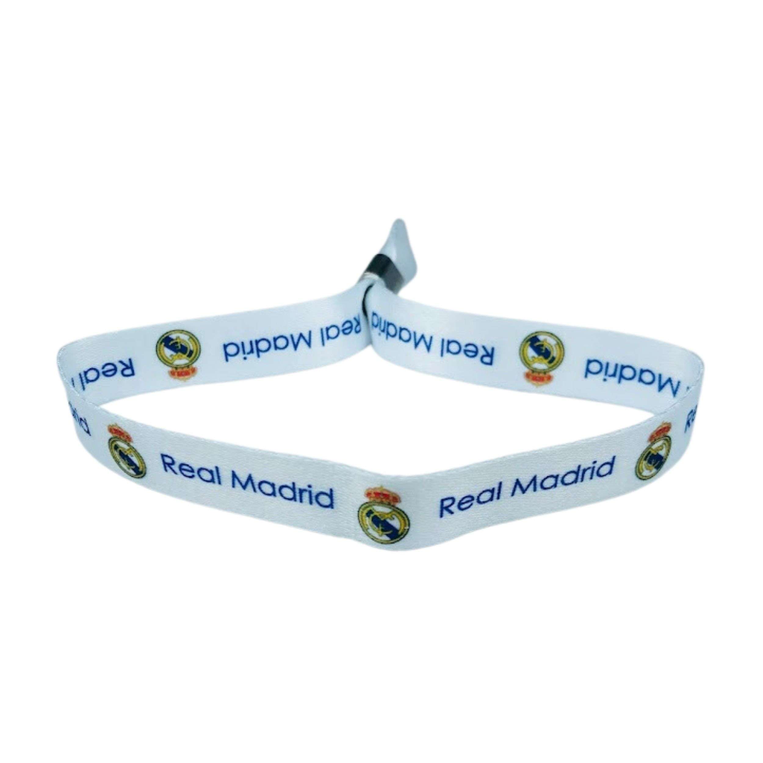 Pulsera Blanca Real Madrid Futbol Espana P267