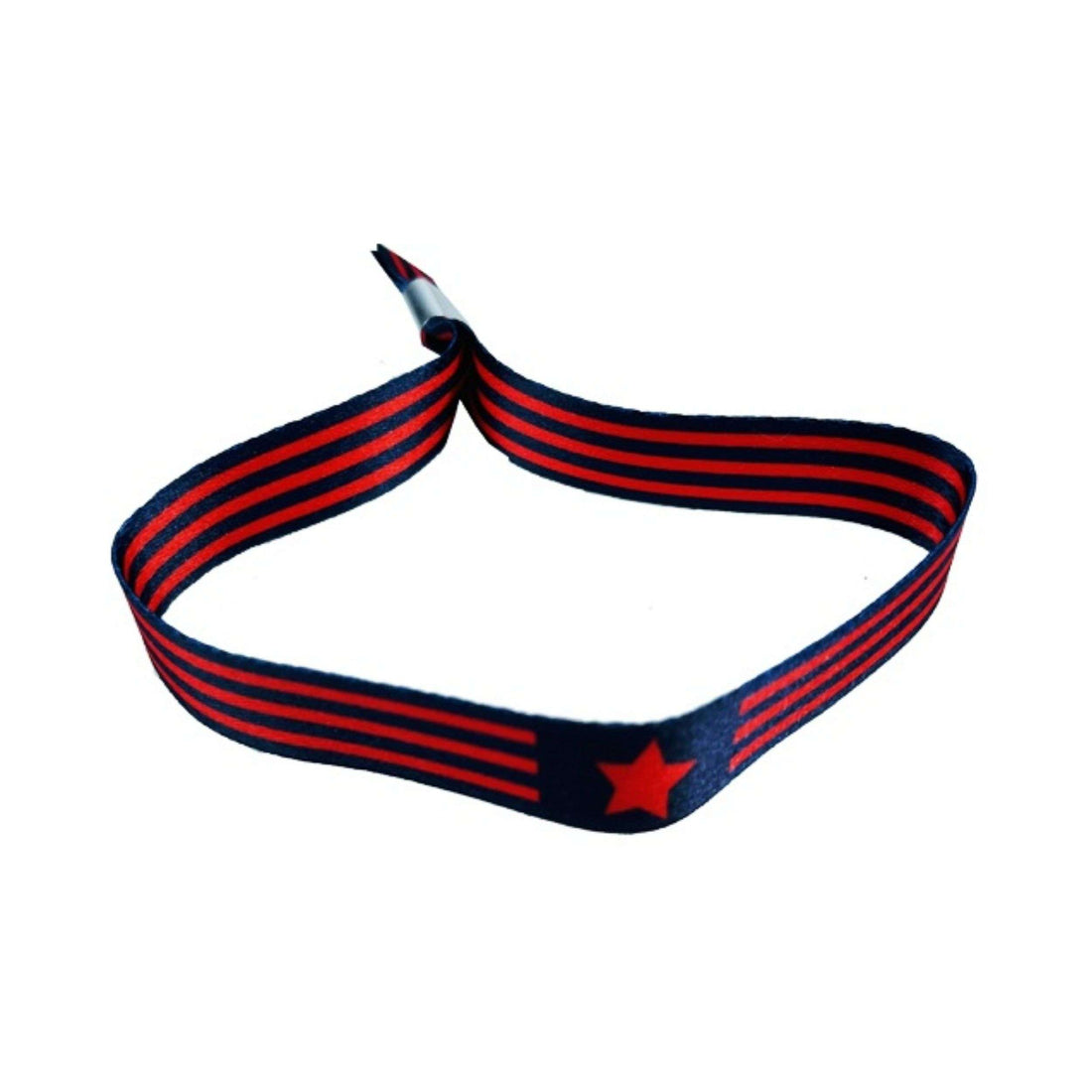 Armband - Roter Stern mit Streifen - P309