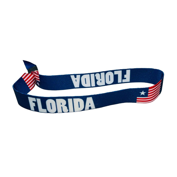 Bracelet - Florida Confederate Flag - USA - P2505