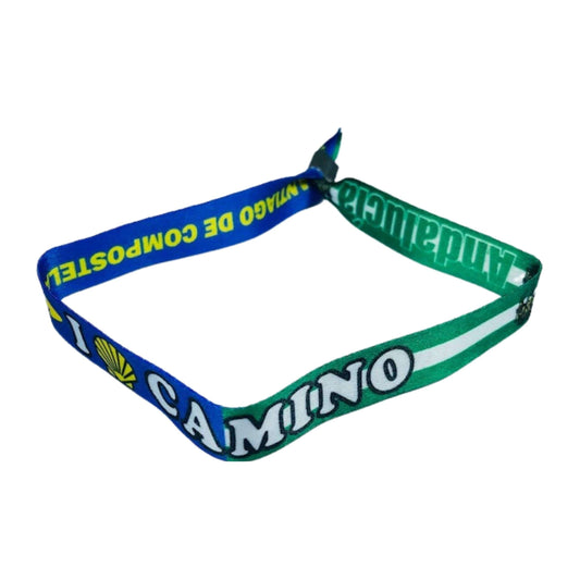 Pulsera I Love Camino Santiago Bandera Andalucia Espana P2752