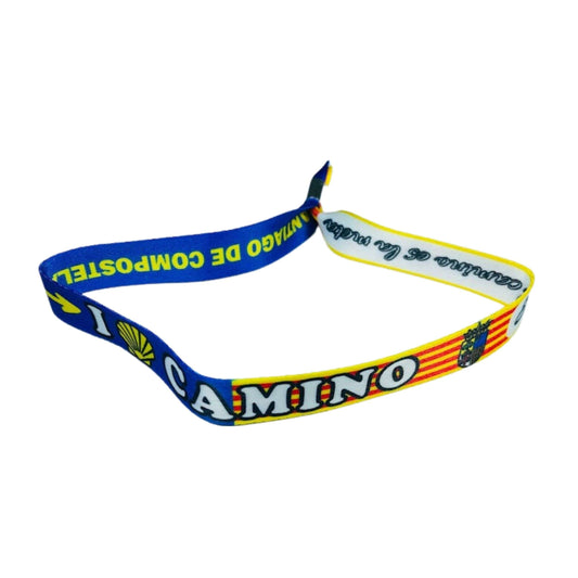 Pulsera I Love Camino Santiago Bandera Aragon Espana P2775