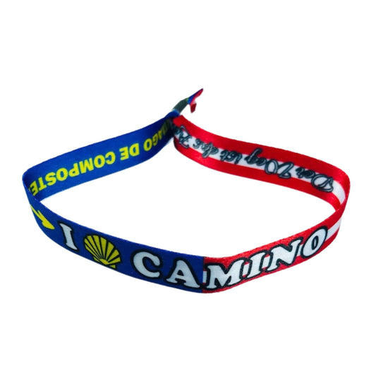 Pulsera I Love Camino Santiago Bandera Austria P2786