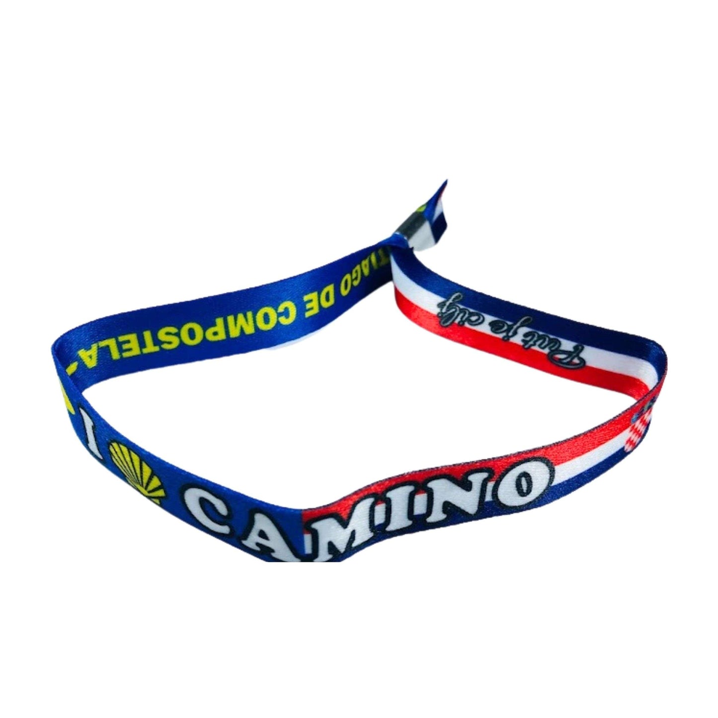 Pulsera I Love Camino Santiago Bandera Croacia P2787