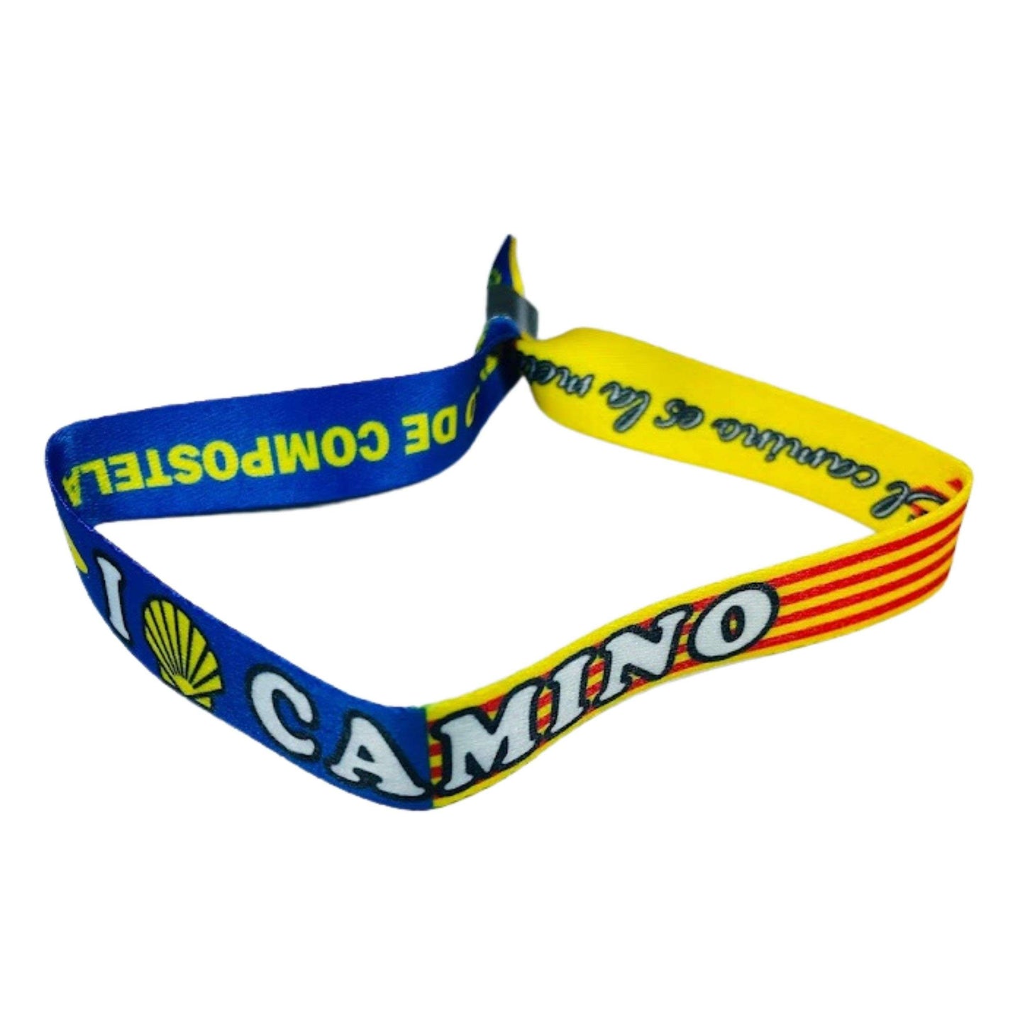 Pulsera I Love Camino Santiago Bandera Espana P2778