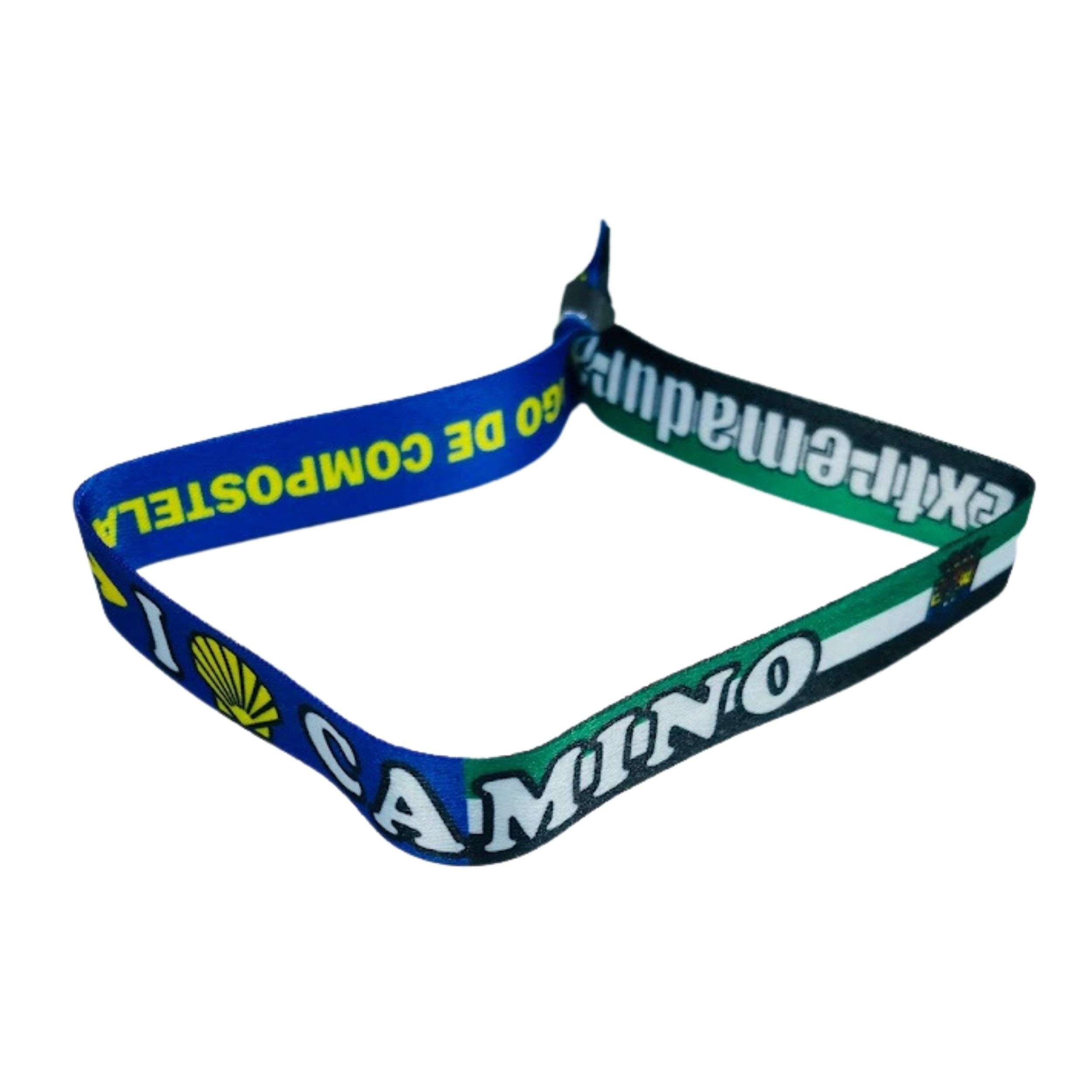 Pulsera I Love Camino Santiago Bandera Extremadura Espana P2753