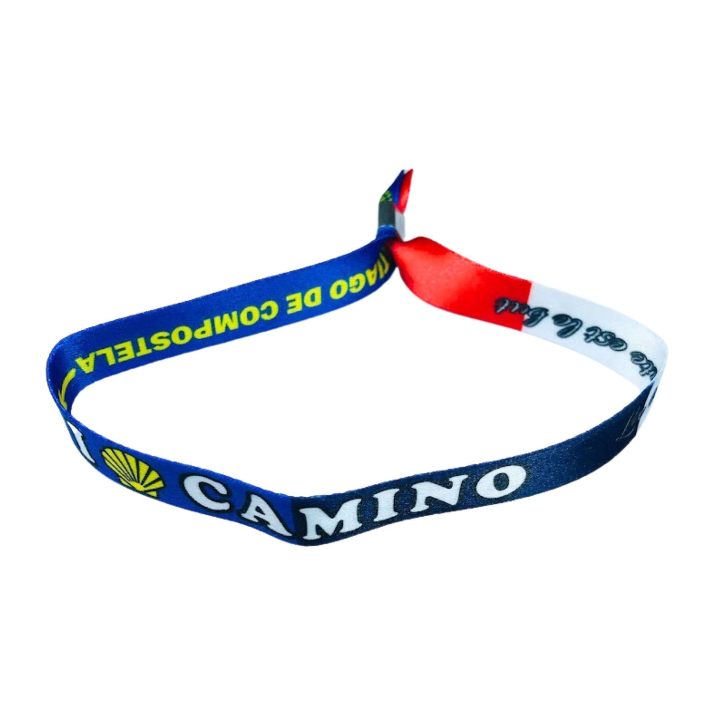 Pulsera I Love Camino Santiago Bandera Francia P2795