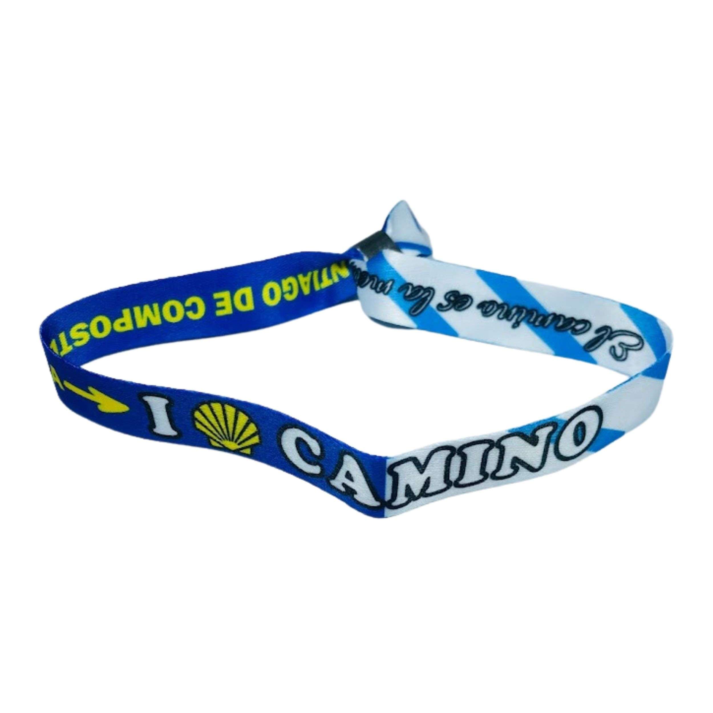 Pulsera I Love Camino Santiago Bandera Galicia Espana P2782