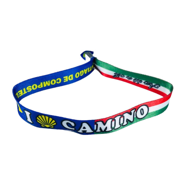 Pulseira - I Love Caminho de Santiago - Bandeira da Hungria - P2798
