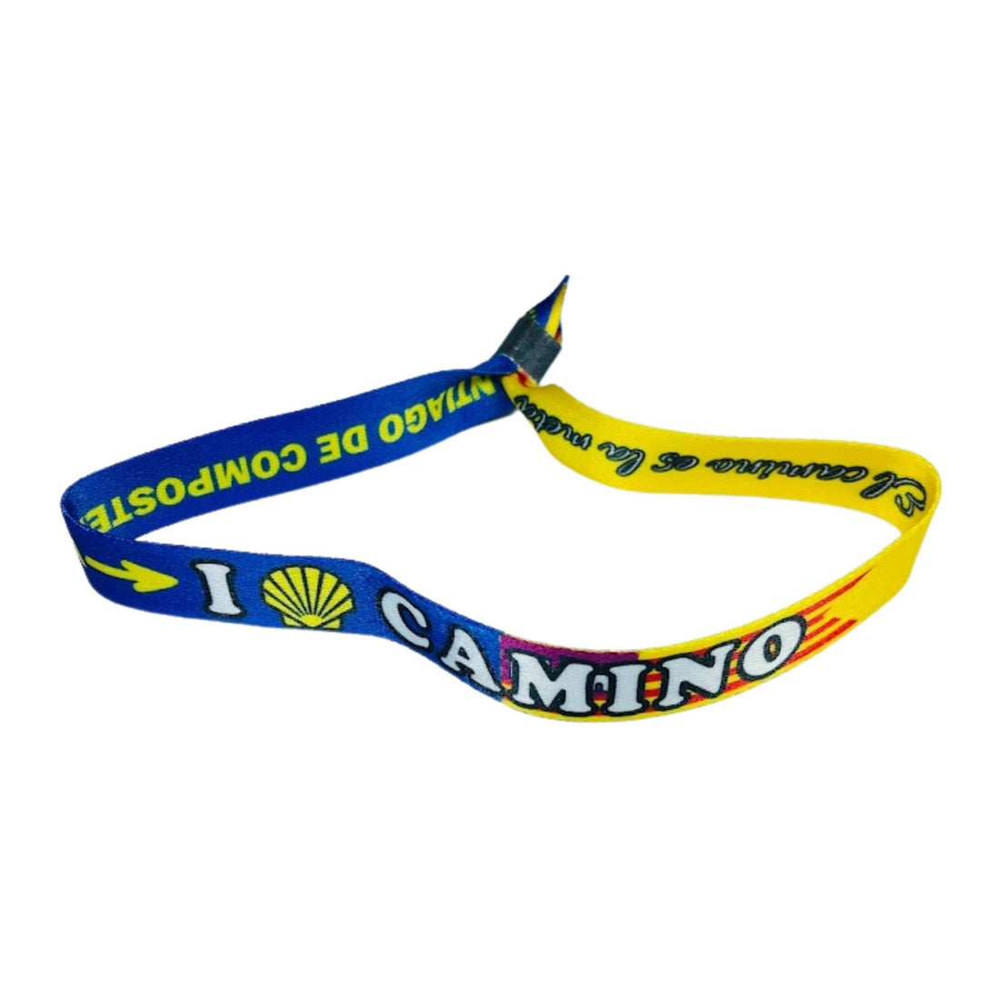 Armband - I Love Camino Santiago - Flagge der Balearen - Spanien - P2769