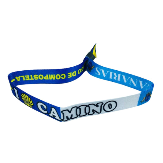 Pulsera I Love Camino Santiago Bandera Islas Canarias Espana P2848