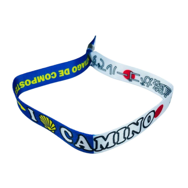 Pulseira - I Love Caminho de Santiago - Bandeira do Japão - P2840