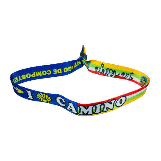 Pulsera I Love Camino Santiago Bandera La Rioja Espana P2757