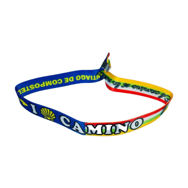 Pulseira - I Love Caminho de Santiago - Bandeira de La Rioja - Espanha - P2771