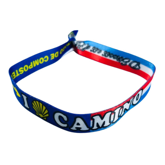 Pulsera I Love Camino Santiago Bandera Luxemburgo P2805