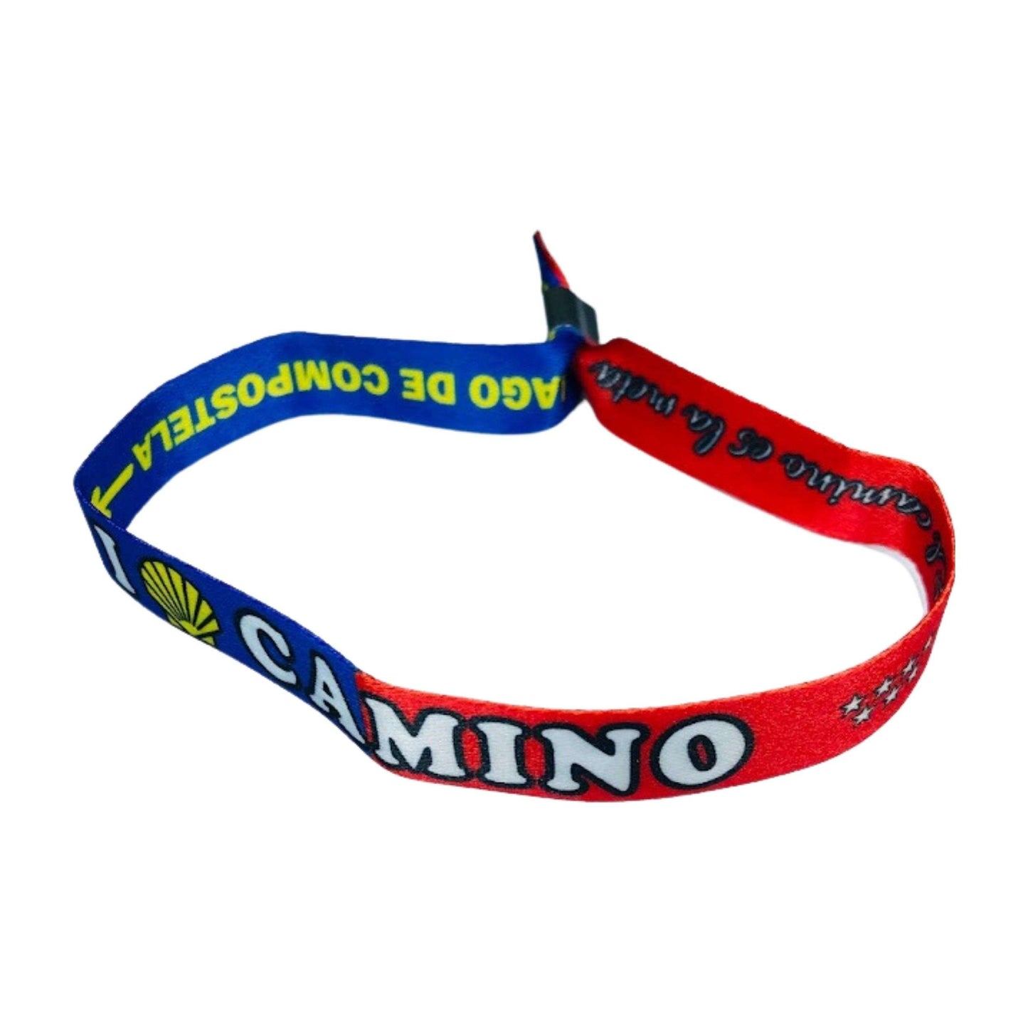 Pulsera I Love Camino Santiago Bandera Madrid Espana P2764