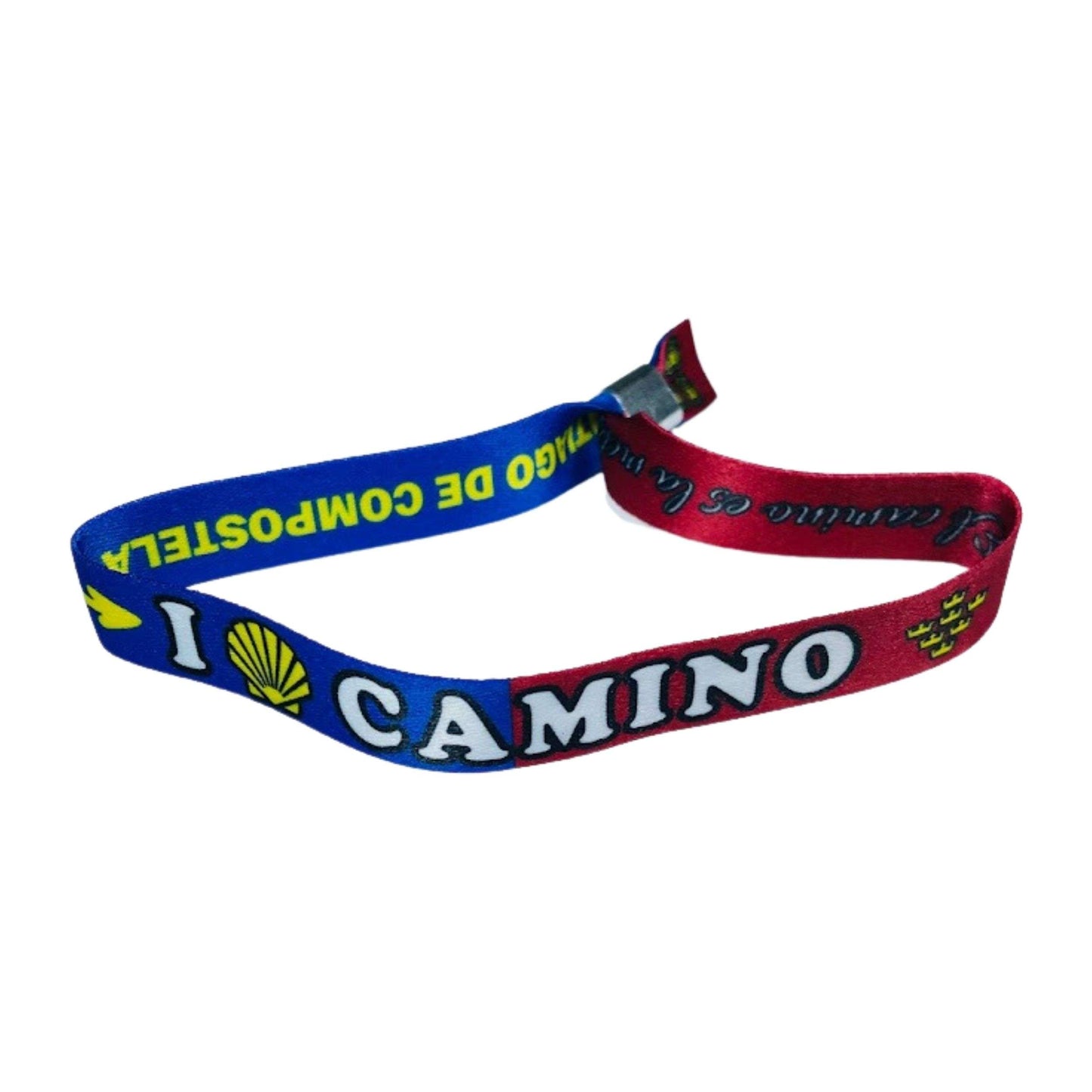 Pulsera I Love Camino Santiago Bandera Murcia Espana P2780