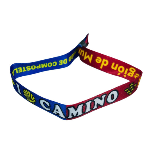 Pulsera I Love Camino Santiago Bandera Murcia Espana P2849