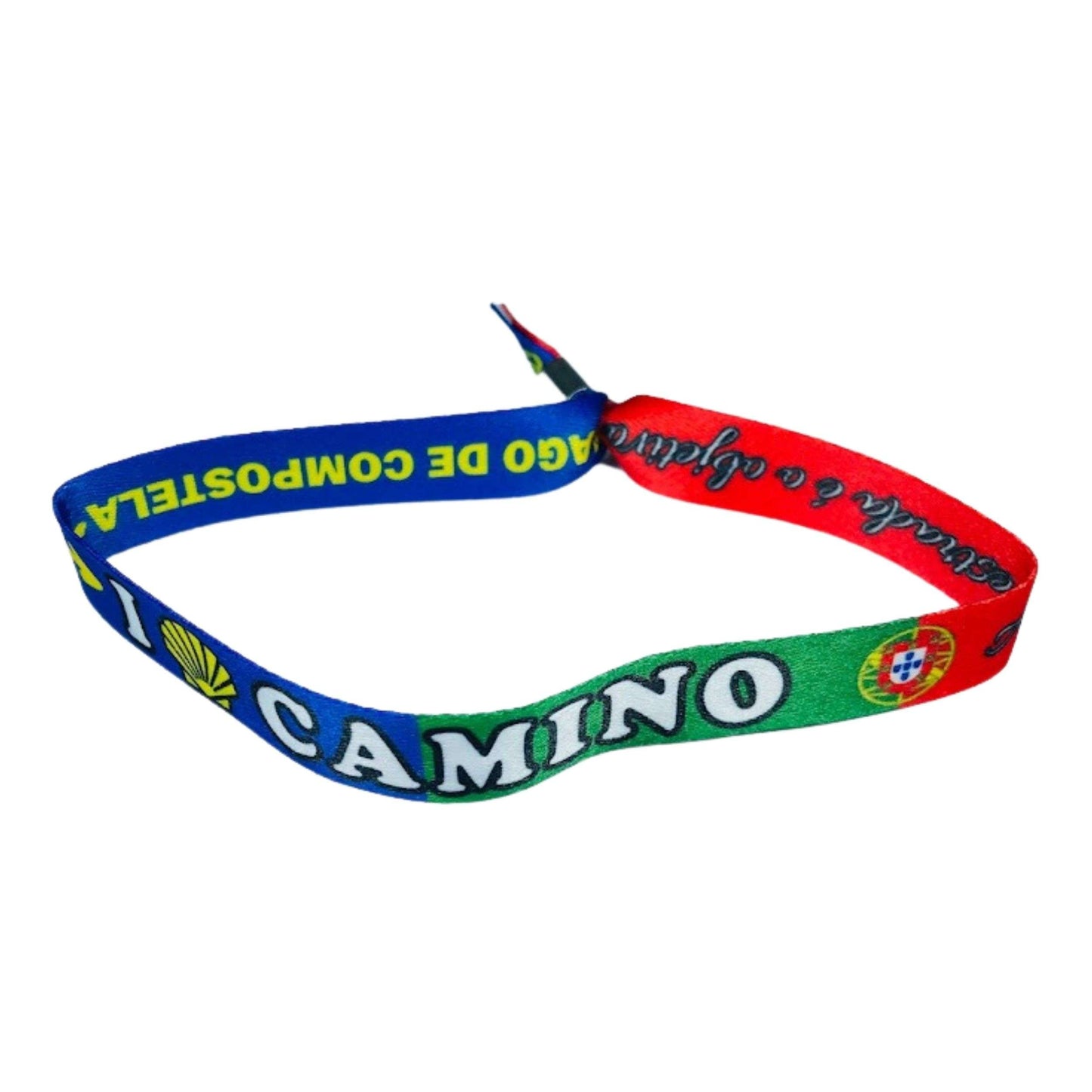 Pulsera I Love Camino Santiago Bandera Portugal P2814