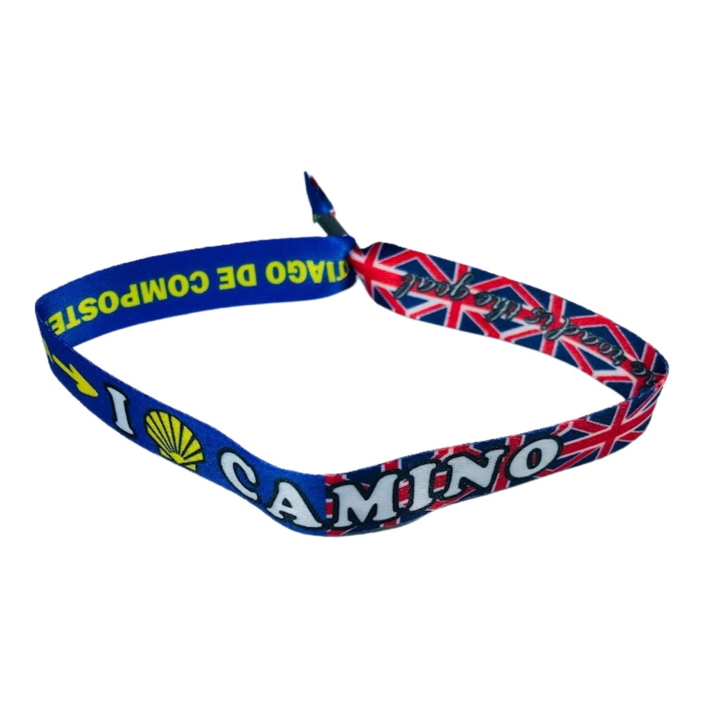 Pulsera I Love Camino Santiago Bandera Reino Unido P2825