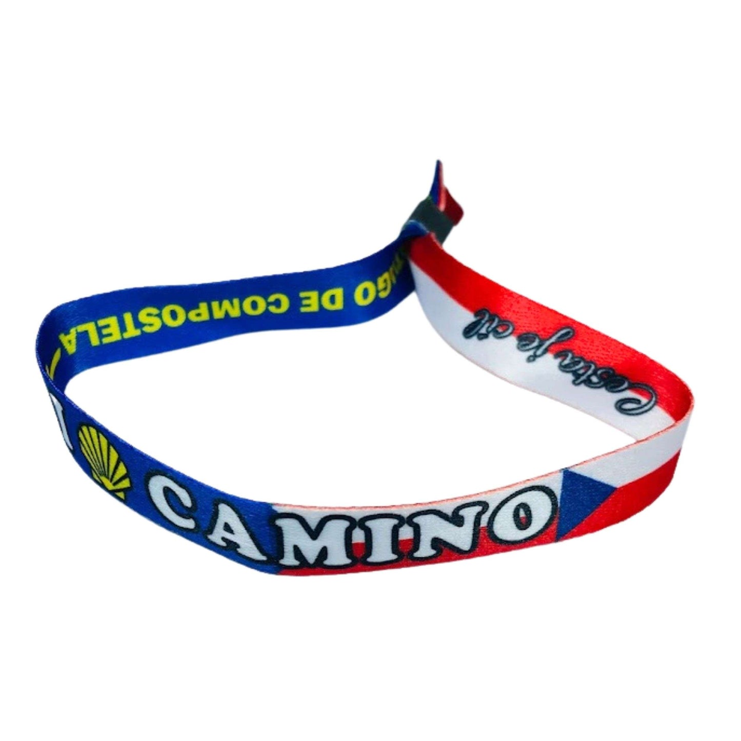 Pulsera I Love Camino Santiago Bandera Republica Checa P2823