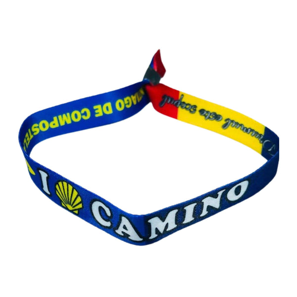 Pulseira - I Love Caminho de Santiago - Bandeira da Roménia - P2815