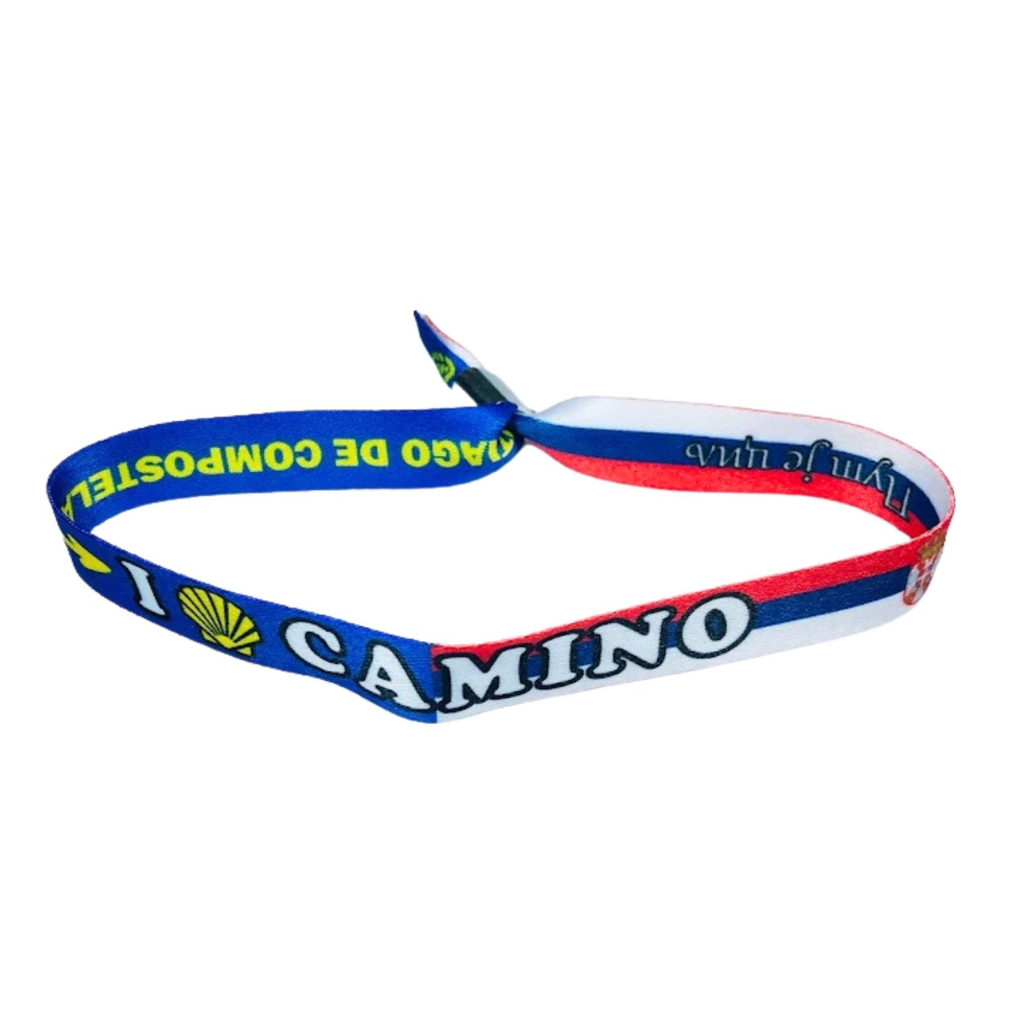 Pulsera I Love Camino Santiago Bandera Serbia P2818