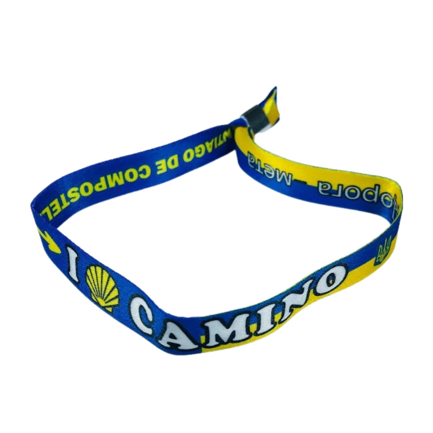 Pulsera I Love Camino Santiago Bandera Ucrania P2845