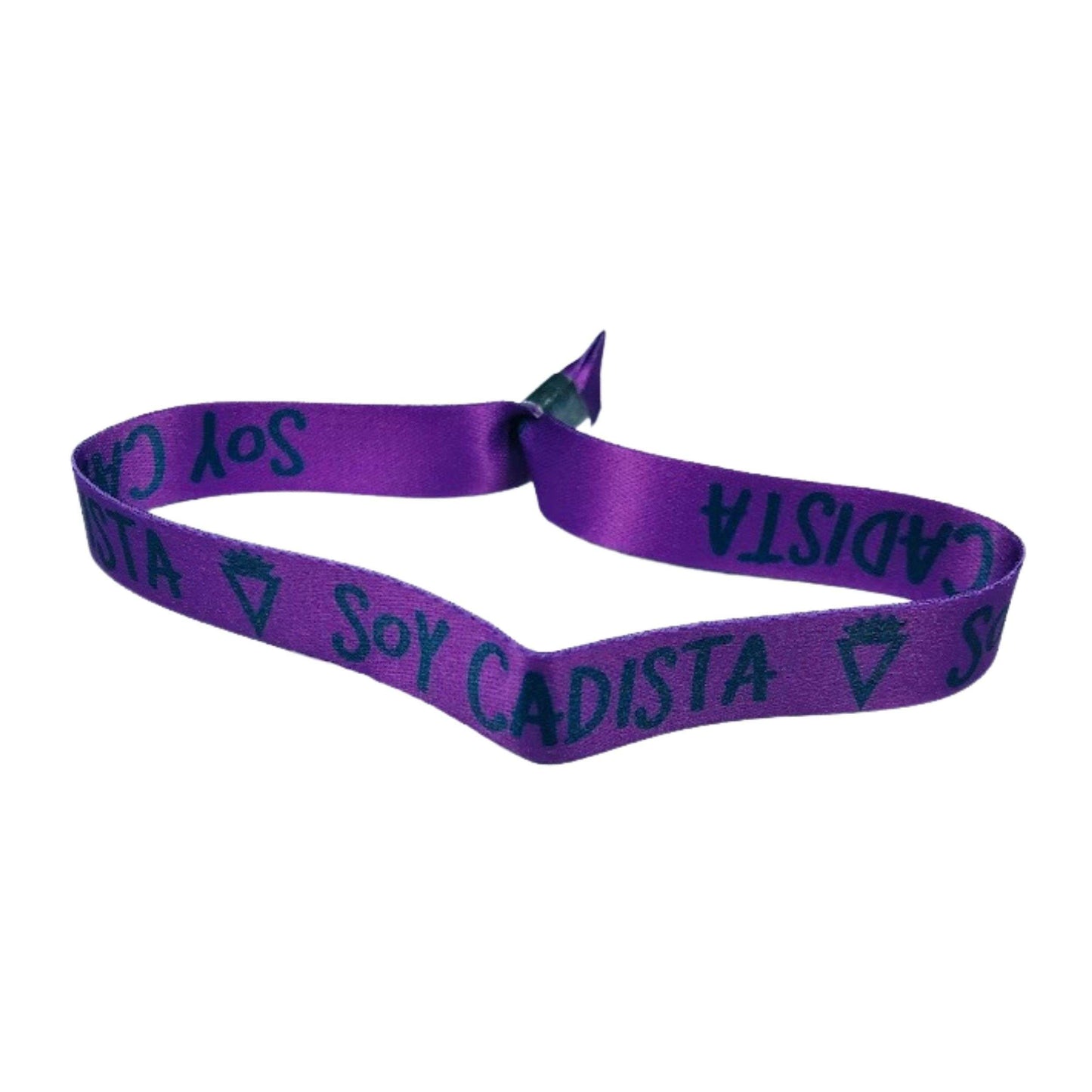 Pulsera Morada Soy Cadista Futbol P189