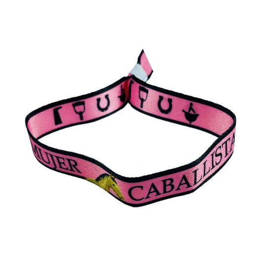 Pulsera Mujer Caballista Rosa P223