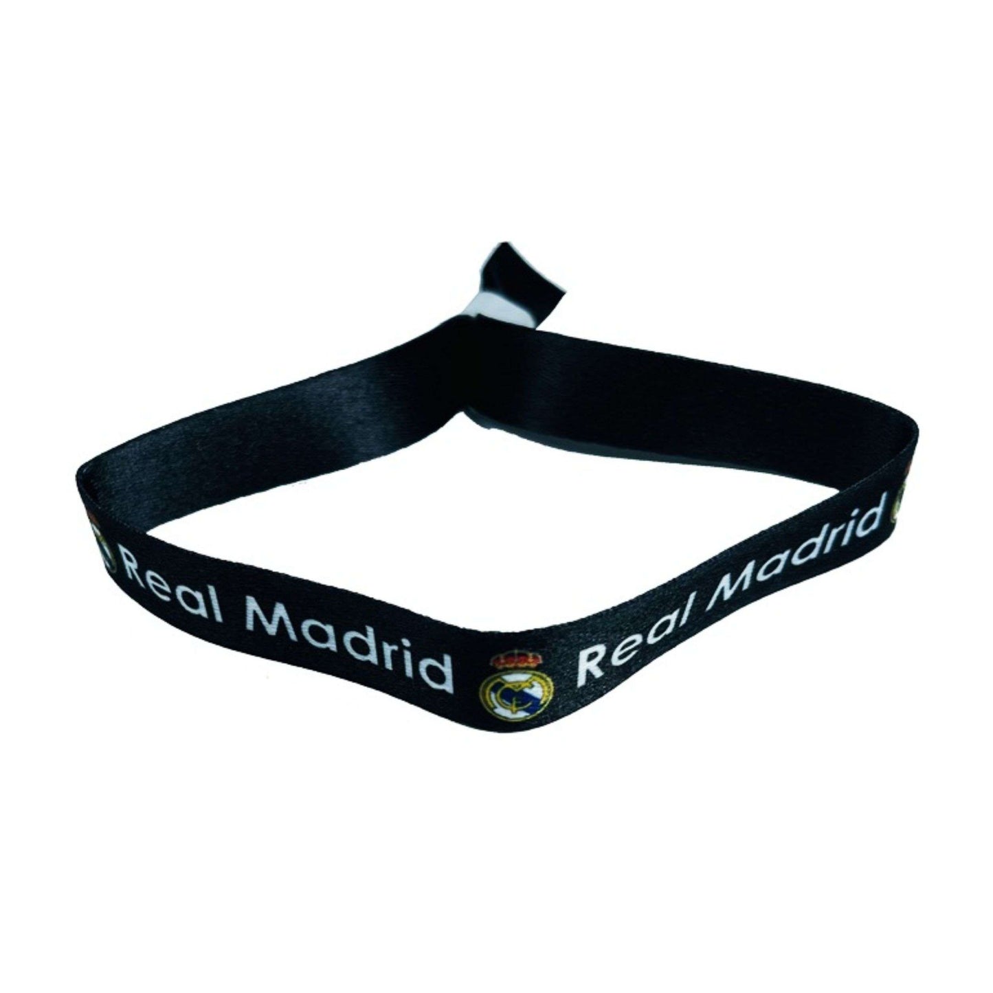 Pulsera Negra Real Madrid Futbol Espana P268