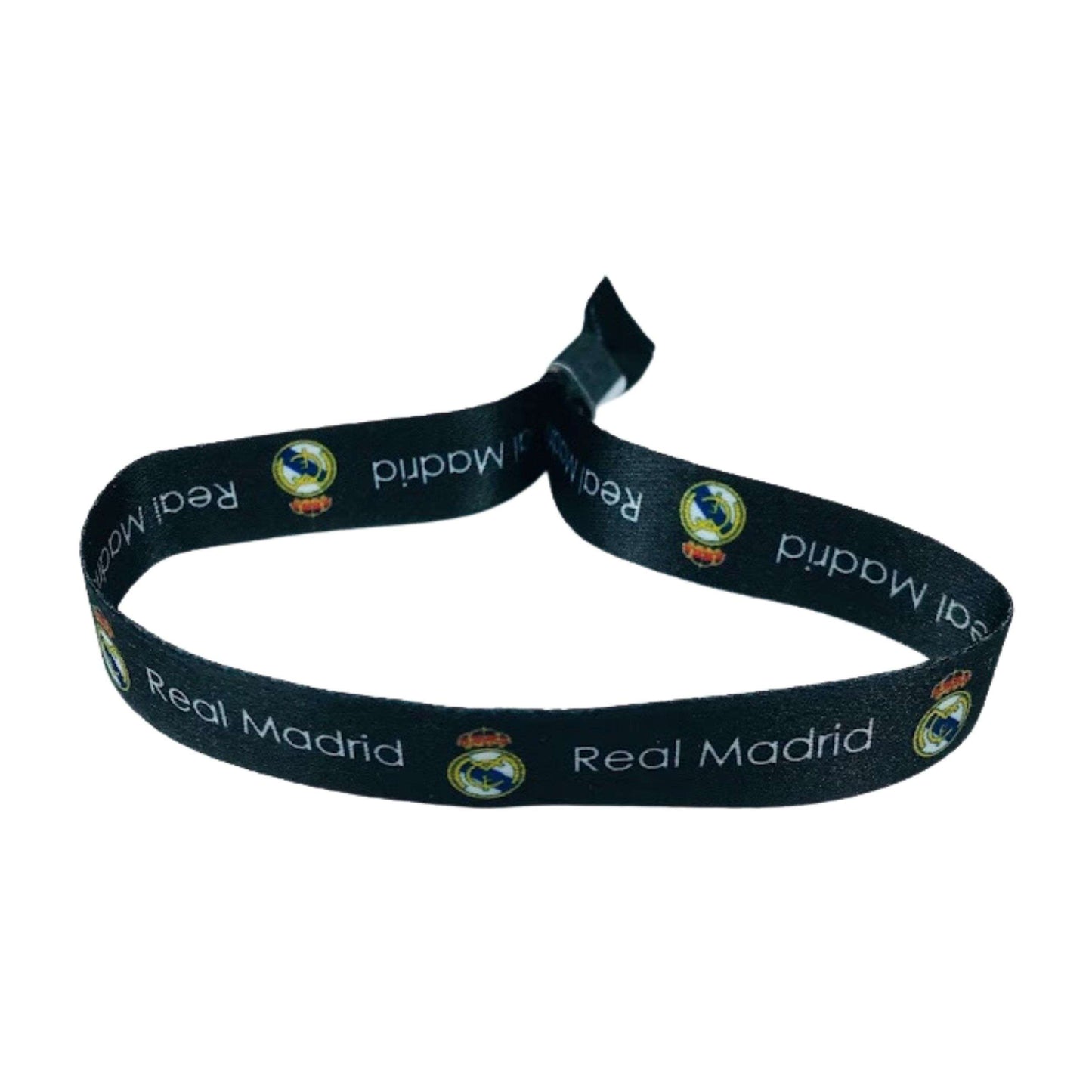 Pulsera Negra Real Madrid Futbol Espana P269